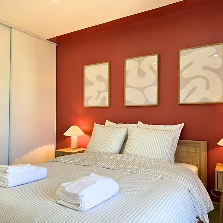 Apartment Superbe T3 Renove & Climatise A 5 Min Des Plages *